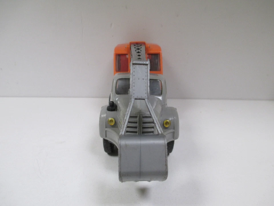 BERLIET TBO 15 CAMION PELLE MECANIQUE Gris et Orange par NOREV N° 114 au 1/43 - Photo 4/4