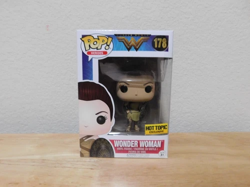New Funko Pop Heroes DC Wonder Woman Hot Topic Exclusive#178 Wonder Woman figure