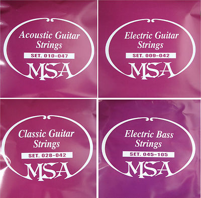 3 SATZ SAITEN_WÄHLBAR FÜR_KONZERTGITARRE_WESTERN_E-GITARRE_E-BASS +3x PIK GRATIS