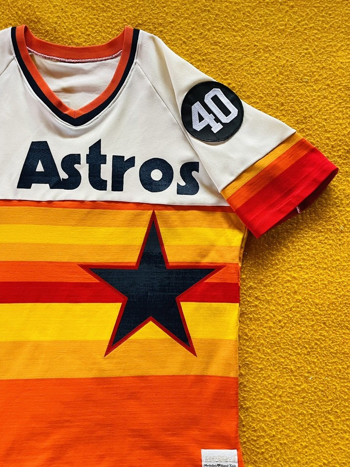 Houston Astros Jose Cruz 25 Tequila Sunrise Jersey & NIKE DriFiT