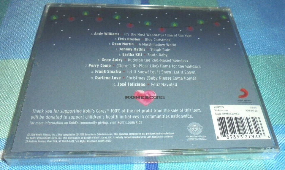 HOME FOR THE HOLIDAYS - VARIOUS ARTISTS -10 TRACK CD- (BRAND NEW SEALED) - Image 2 of 2