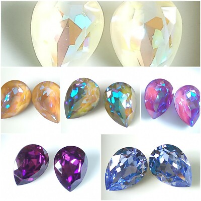 4320 Pear Fancy Stone SWAROVSKI  ELEMENTS 18 x 13 mm FARBWAHL
