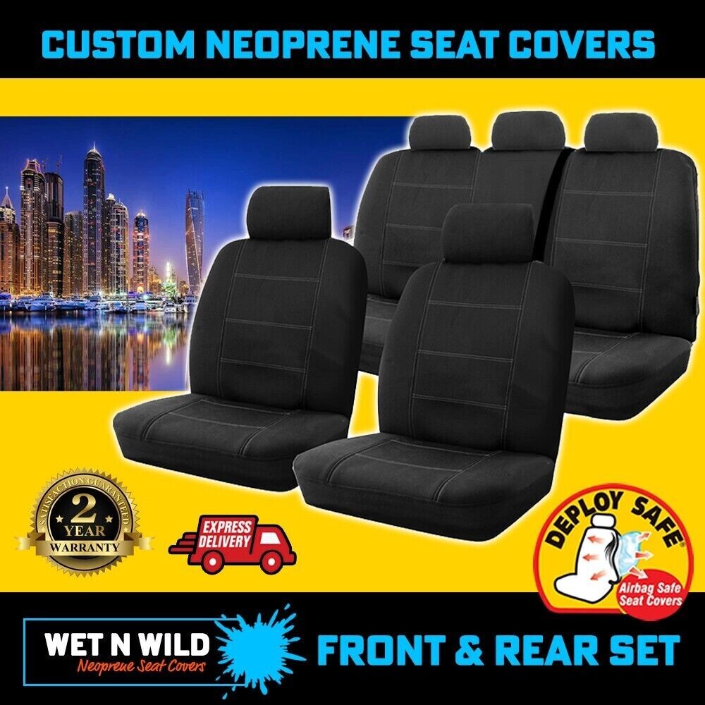 WET n WILD Neoprene Seat Covers 2ROWS For Volkswagen VW Amarok 2H