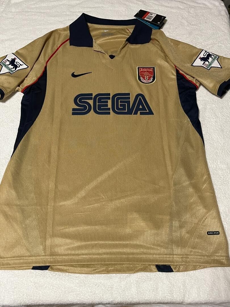 Arsenal Official 01/02 Away #10 BERGKAMP Football Official Arsenal Official 01/02 Away #10 BERGKAMP Football Official