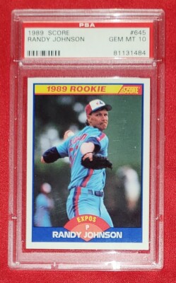 1989 SCORE #645 RANDY JOHNSON MONTREAL EXPOS 