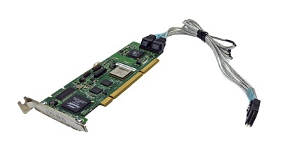 Amcc 3WARE 9550SXU-4LP PCI - X 4-Port SATA II Aufbewahrung Raid Controller Karte