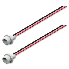 194 T10 158 161 168 175 Universal Bulb Female Socket Wire Pigtails License Plate