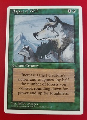 1x Aspect of Wolf | 4th Edition | MTG Magic Cards | eBay