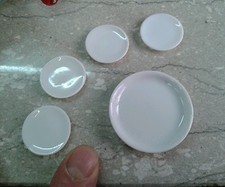 5 piatti porcellana  miniature presepe crib shereped 