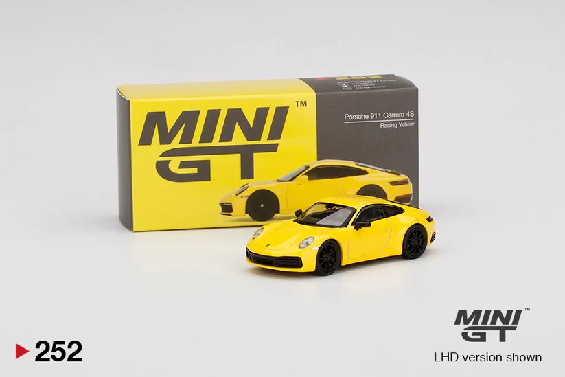 MINI GT 252 Porsche 911 Carrera 4S Racing Yellow | eBay MINI GT 252 Porsche 911 Carrera 4S Racing Yellow | eBay