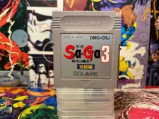 Saga 3 Jikuu no Hasha Nintendo Game Boy GB Authentic Tested Clean Works