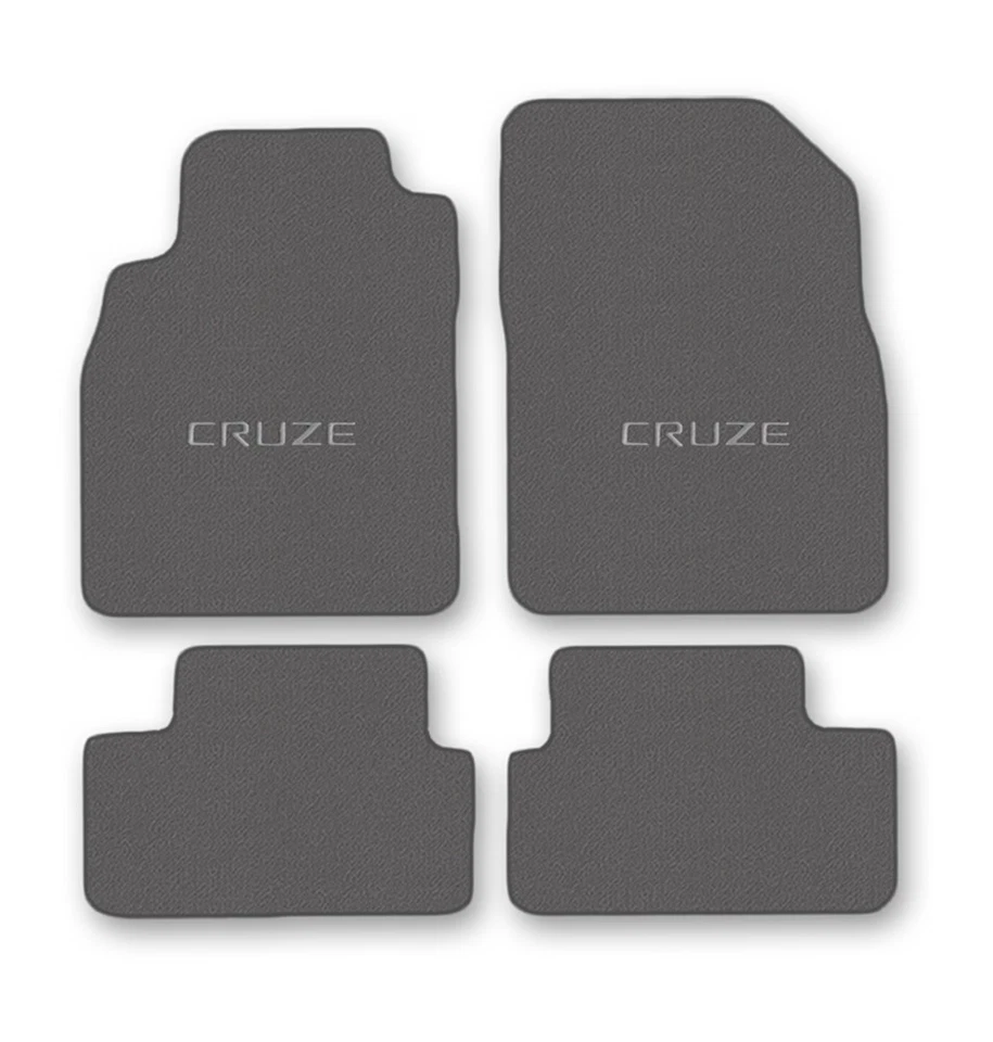 Alfombrillas clásicas Chevrolet Cruze 4 piezas - Elección de color y logotipo de alfombra Foto 3 de 4
