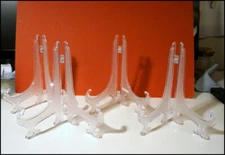 4 Plastic Folding Display Stand Photo Picture Easel Frame Holder 6.5 in #N1049
