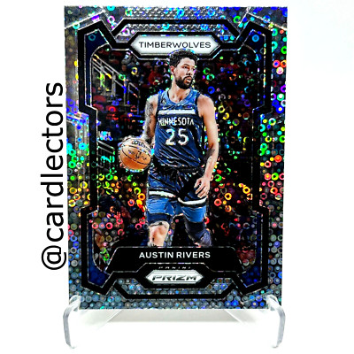 2023-24 Panini PRIZM AUSTIN RIVERS #278 Fast Break Silver Disco SP TIMBERWOLVES