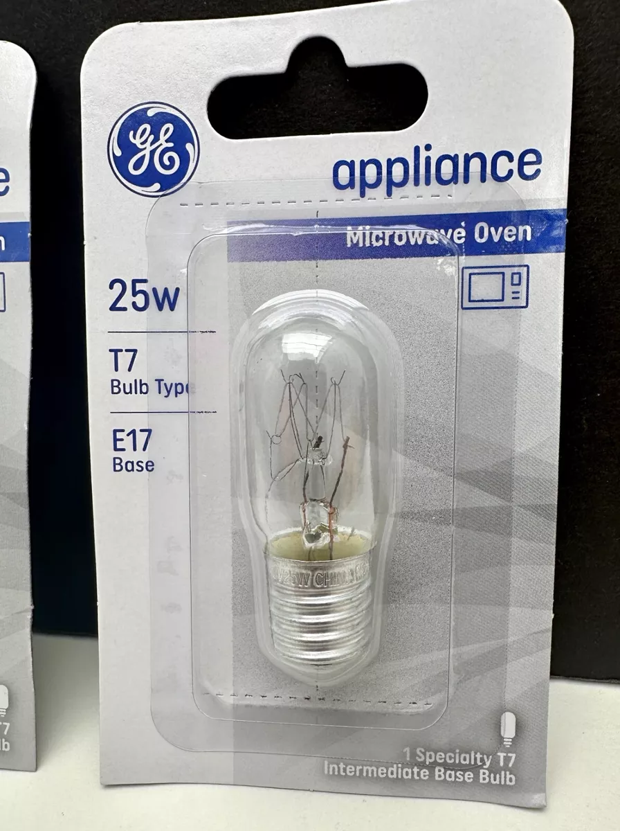 General electric 25w t7 2024 microwave incandescent light bulb