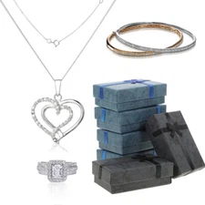  6 Pcs  Necklace Boxes Jewellery Small Gift Packing Baby