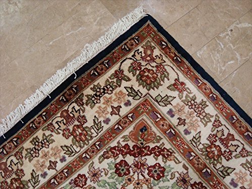 Area Rug Awesome Medallion Floral Oriental Hand Knotted Wool Silk ...