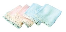 Dolls House 4 Piece Pink & Blue Cloth Towel Set 1:12 Scale Bath Room 1080 tumdee
