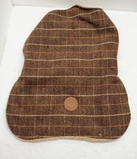 Hotel Doggy Large Fleece Dog Jacket Brown, Co...