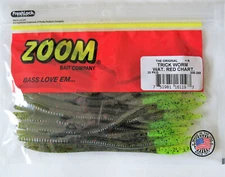 2 Packs (40 Baits) Zoom Trick Worm Watermelon Red Chartreuse 20/Pk Bass Fishing