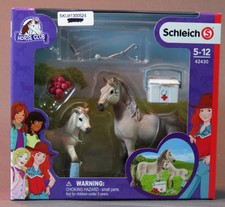 schleich horse club 42344 riding centre with rider and horses figurine