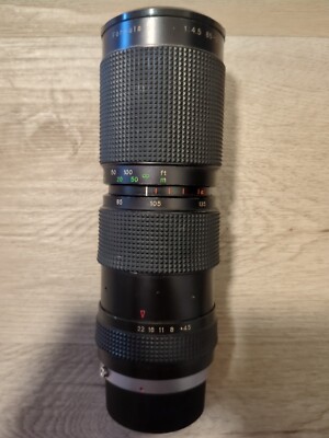 Formula 5 85-210mm F/1-4.5 Olympus OM Mount Telephoto Zoom Lens