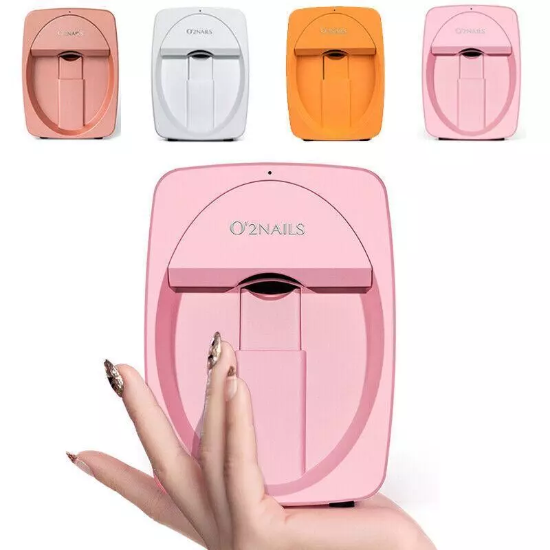 O'2NAILS Digital Mobile Nail Art Printer H1 (Red) - Mini Portable Nail  Painting Machine Control Through Free Mobile App