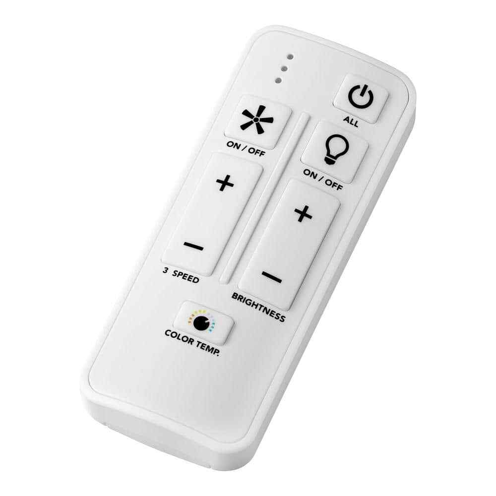 Hampton Bay Conjure 52 in. Integrated CCT LED Indoor Matte Black