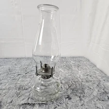 Late Petal Flat Hand Finger Oil Lamp Scalloped Base Lamplight Farms No Wick Oil