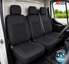 Waterproof Black Quality Fabric Van Seat Covers For Vauxhall Opel Vivaro Movano