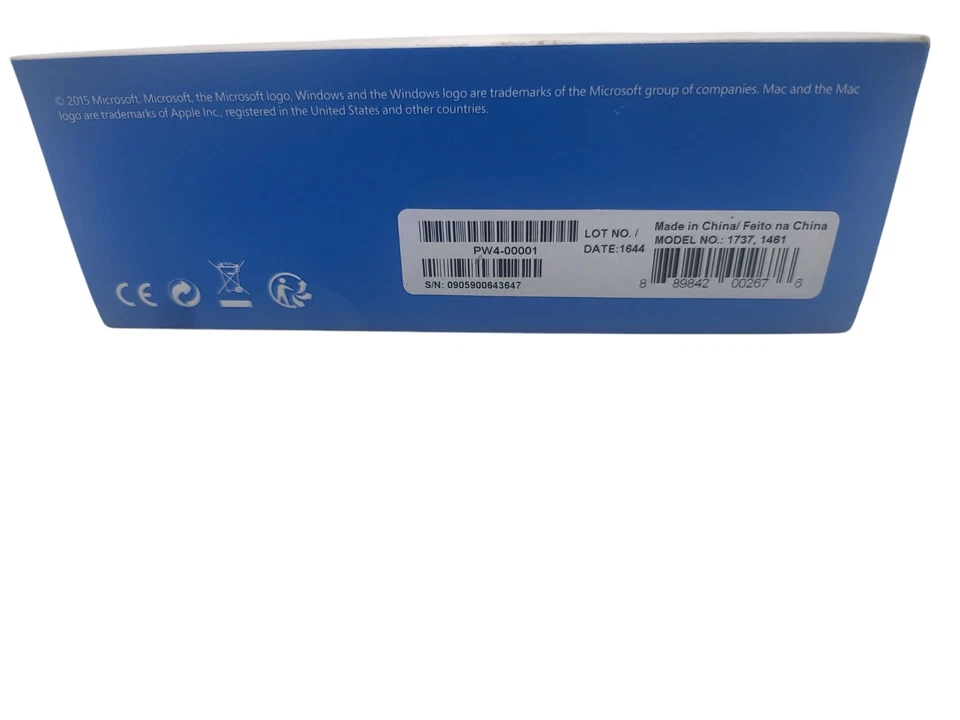 Microsoft Wireless 900 Mouse Black Full-Size USB Ambidextrous PW4-00001 SEALED - Image 3 of 3