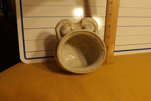 Big-mouth sponge/scrubby/trinket holder ceramic handmade OOAK from Lynne
