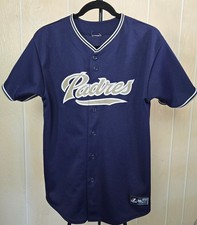 Padres Majestic GENUINE MERCHANDISE San Diego Blank Baseball Jersey Sz Small