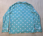 NWT PJ Salvage Nordstrom Pajama Set Pant+Top Soft Lightweight Green Pink Bows XS — photo 4