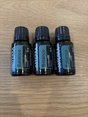 Doterra Balance 15mL Essential Oil - Lot Of 3 - Exp 1/2024. Unopened
