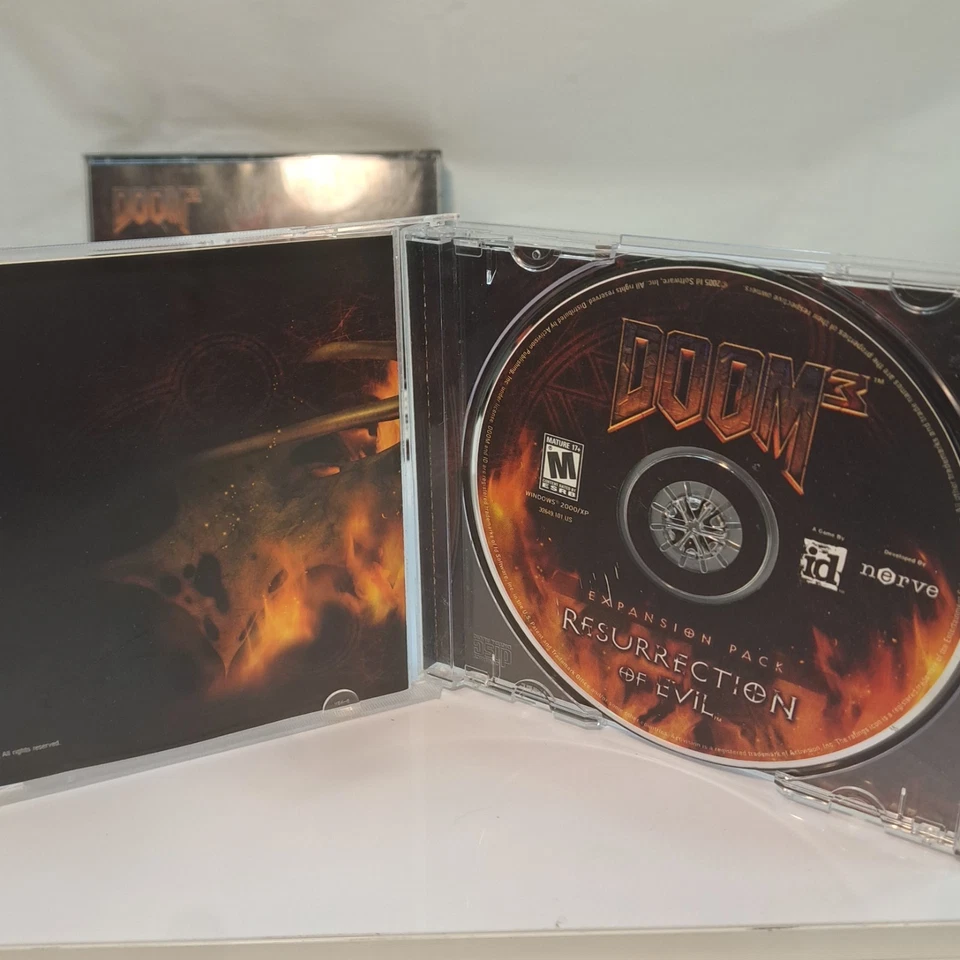 Doom 3 +Expansion Pack Resurrection of Evil PC Computer Complete Fantasy Shooter - Image 4 of 4