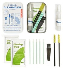 Kikkerland Earbud Cleaning Kit - Earphones Headset Hygienic Cleaner Set NEW