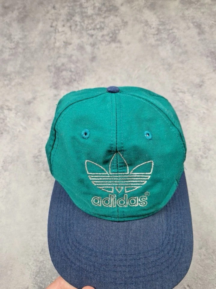 Gorra Adidas de colección logotipo grande rara años 90 Y2K ropa de calle para hombre gorra clásica Foto 4 de 4
