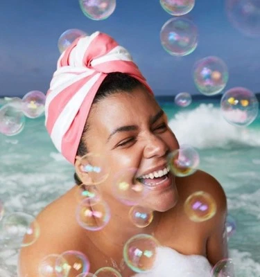 DOCK & BAY Dock And Bay Hair Wrap - Quick Dry Hair Towel In Pink