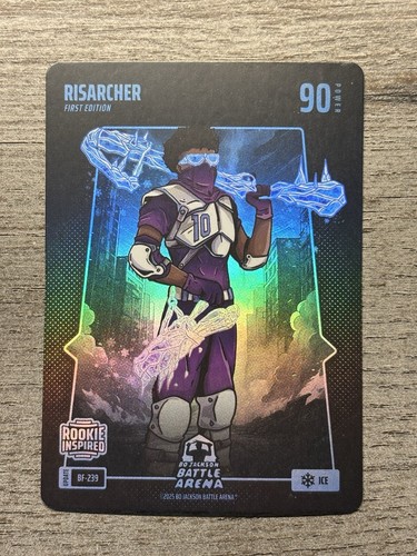 2025 Bo Jackson Battle Arena Risacher Zaccharie RC BF-239 Ice Battlefoil