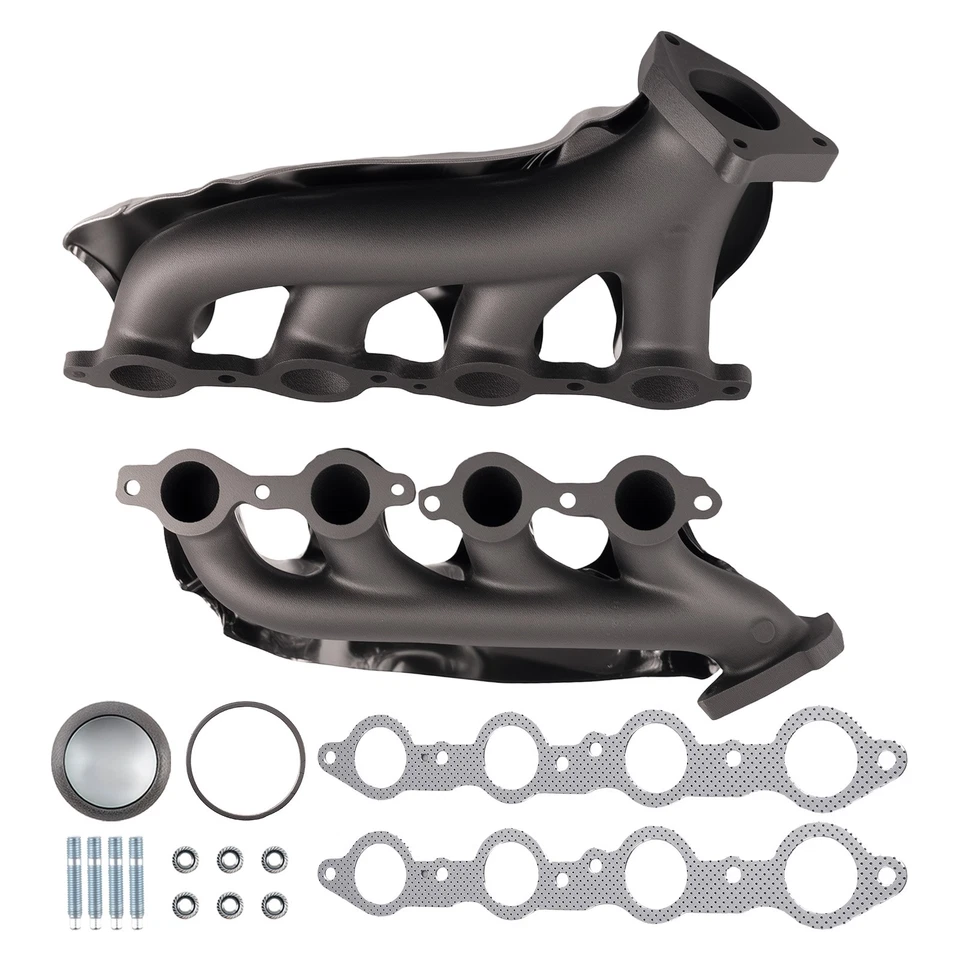 Juego de colectores de escape L+R para Chevy Silverado GMC Sierra Tahoe 1500 2500 99-2013 Foto 4 de 4