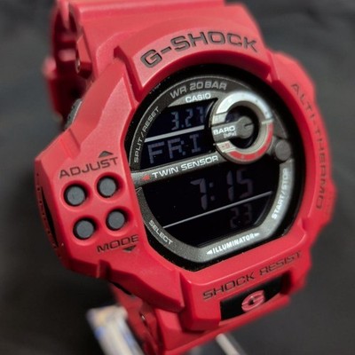 Casio G-Shock GDF-100-4JF Watch Red Resin Band From Japan