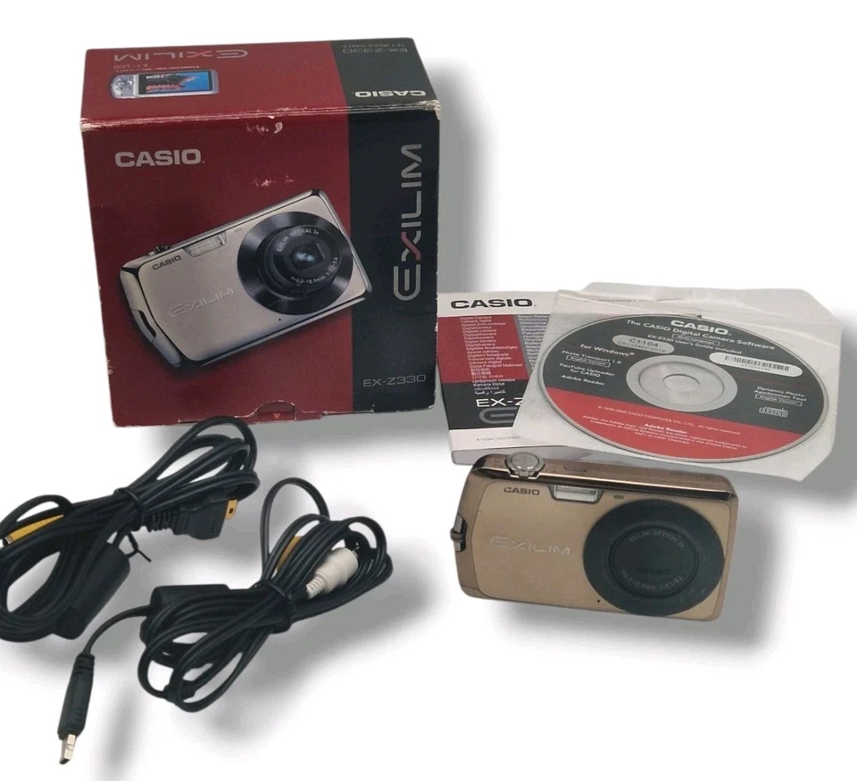 ⚡Casio Exilim EX Z330 Digitalkamera Gold 12.1 MP OVP Ohne Akku Netzteil⚡