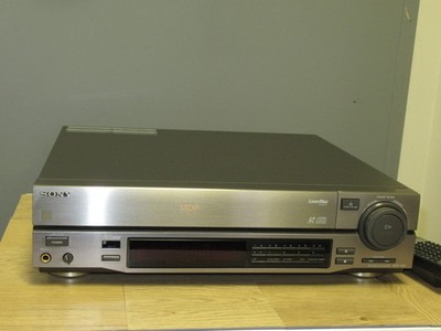 SONY MDP-333 Laser Disc CD CDV LD Player with Remote Control needs Repair