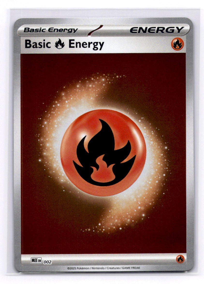 Basic Fire Energy 2 Reverse Holofoil Common MEE: Mega Evolution Energies Poke...