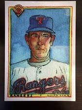 2025 Topps Shoebox Treasures 1990 Bowman Nolan Ryan Texas Rangers #B90-10