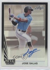 2021 Leaf Metal Draft 1990 Black Rainbow 4/15 Jose Salas #LA-JS1 Auto 1k5