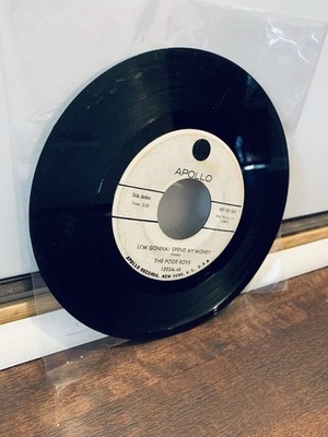 RARE! The Poor Boys - Apollo Records 7  Wash Board Take 1 & Gonna Spend My Money