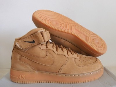 NIKE AIR FORCE 1 Wheat スニーカー Nike Air Force 1 Mid 07 Premium QS Flax-Wheat Sz 11 2014 Rare