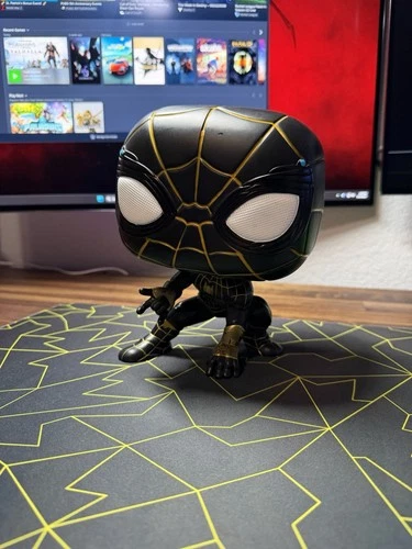 Funko Pop! Vinyl Jumbo 10 in: Marvel - Spider-Man Black & Gold Suit NO BOX